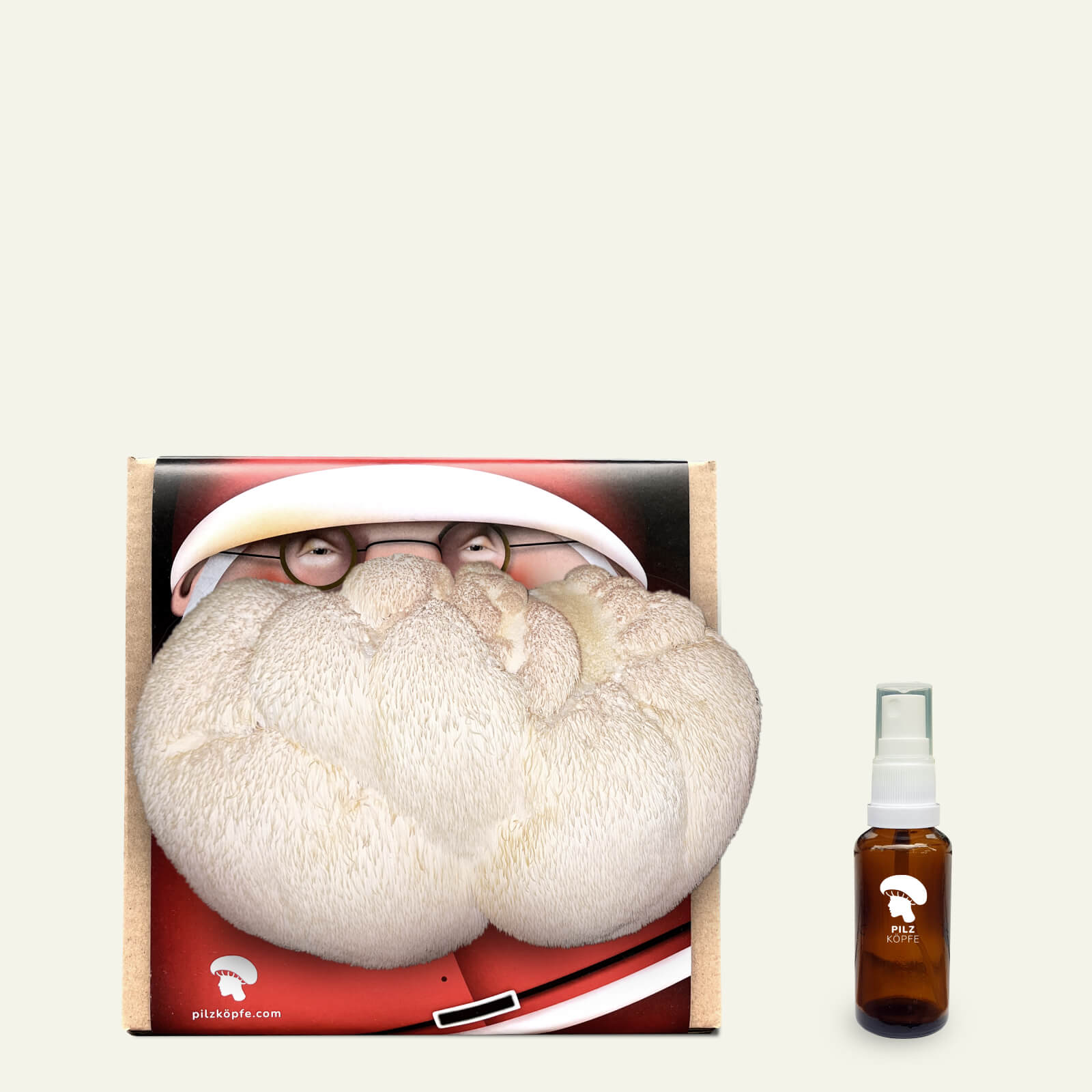 Sparset: Pilzköpfe Zucht-Set Hericium plus Sprühfläschchen