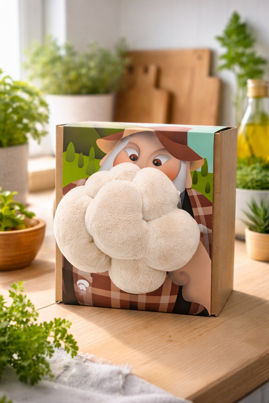 Pilzköpfe Zucht-Set Hericium Alm-Öhi, 5000 ml